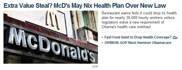 Fox Story About McDonald's