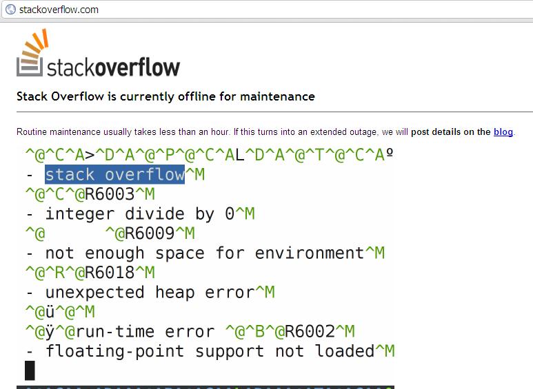 StackOverflow Offline